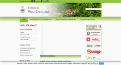 Desktop Screenshot of comune.vallecastellana.te.it